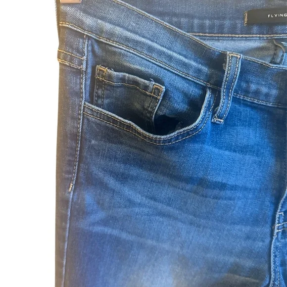 Flying Monkey Mid Rise Flare Stretch Jean Womens Size 29 - Picture 6 of 15